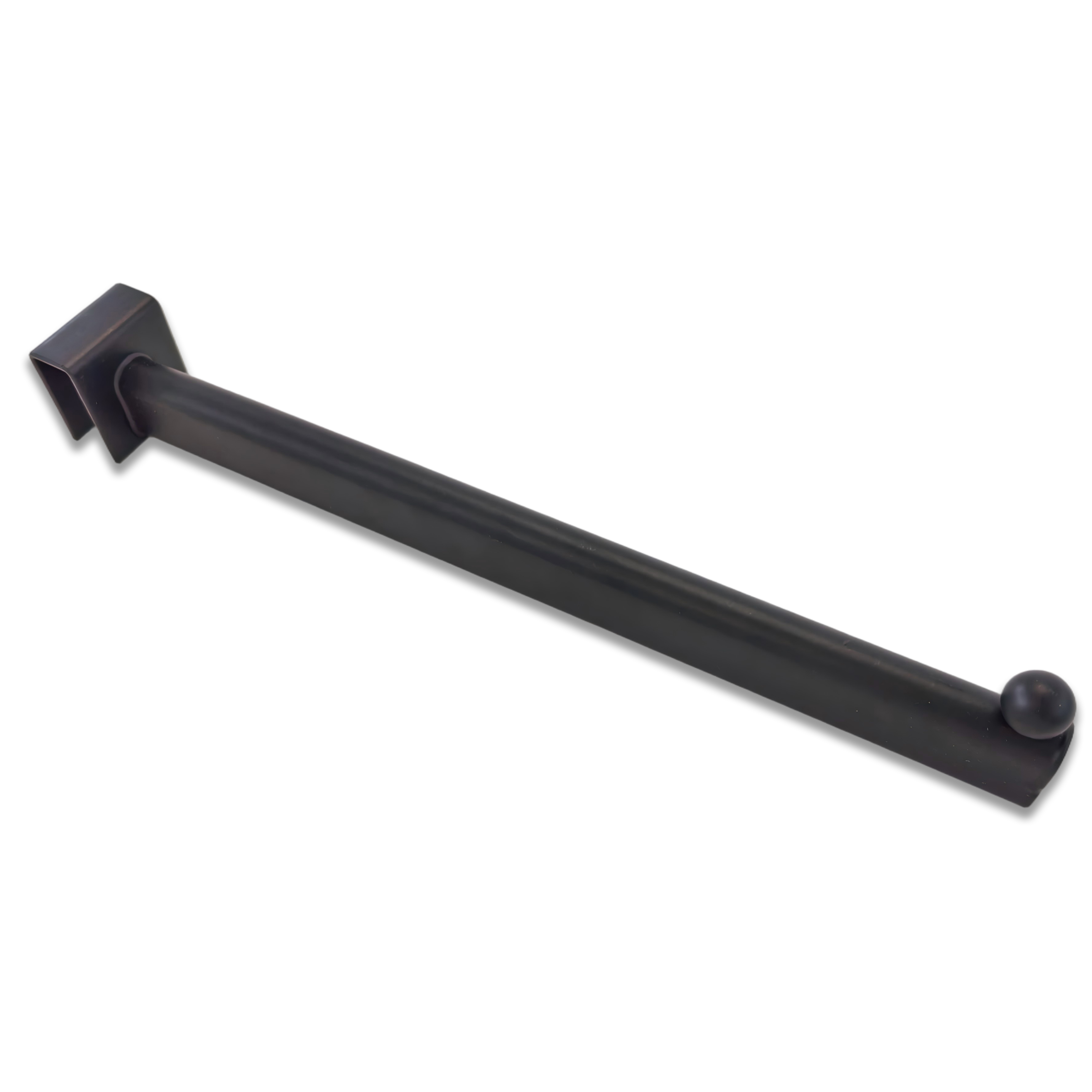 Straight Arm Oval Tube Slatwall Accessories for Retail Display Hooks and Hangers