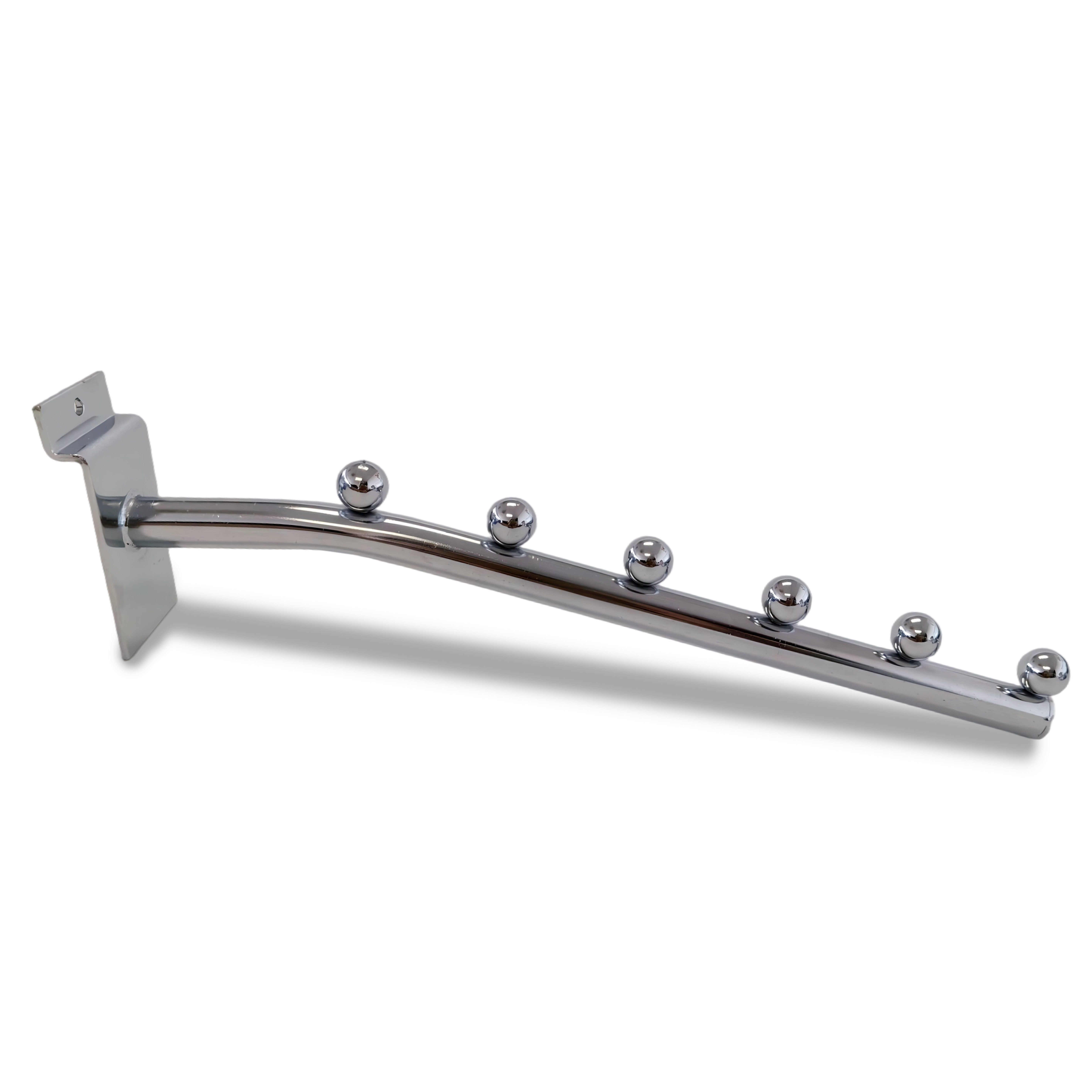 Slatwall Accessory Waterfall Hanger Rack 6 Beads Garment Display Hook for Retail