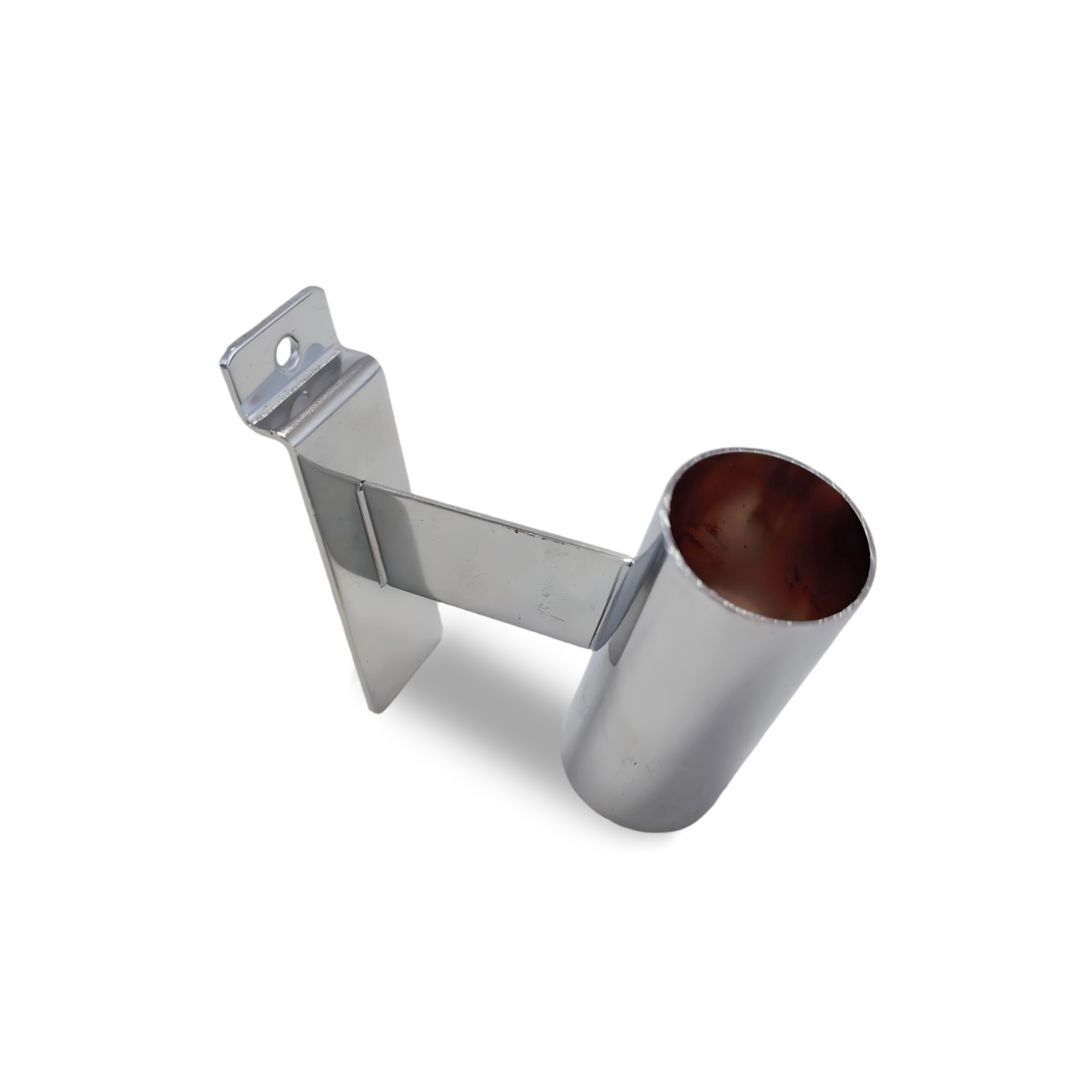 Heavy Duty Slatwall Pipe Fitting Pole Holder Clamp Display Bracket