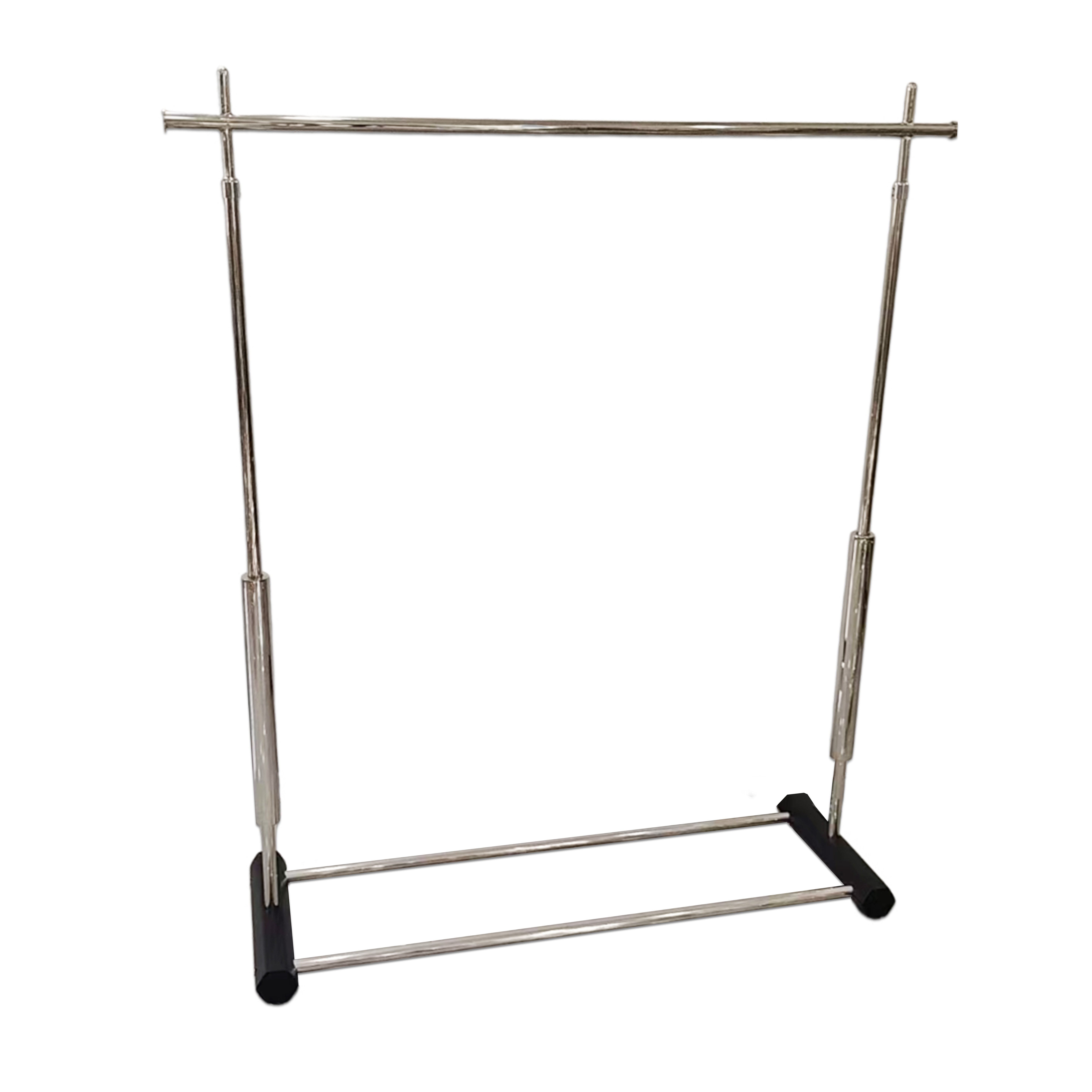 Metal Clothes Rack Standing Rolling Rack for Hanging Coats with Sturdy Wheels