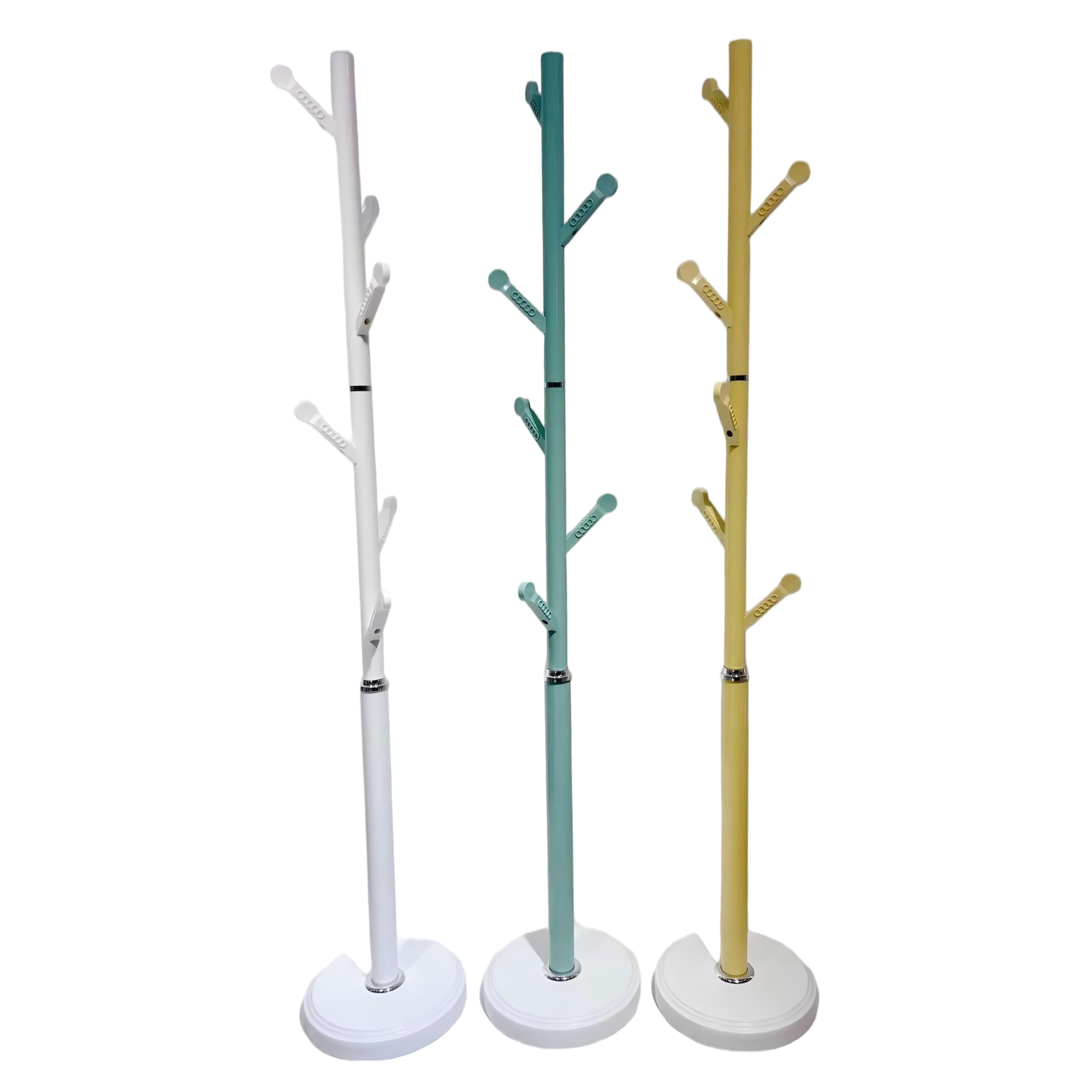 Houseware Freestanding Coat and Hat Tree Hanger Organizer Rack for Office and Entryway