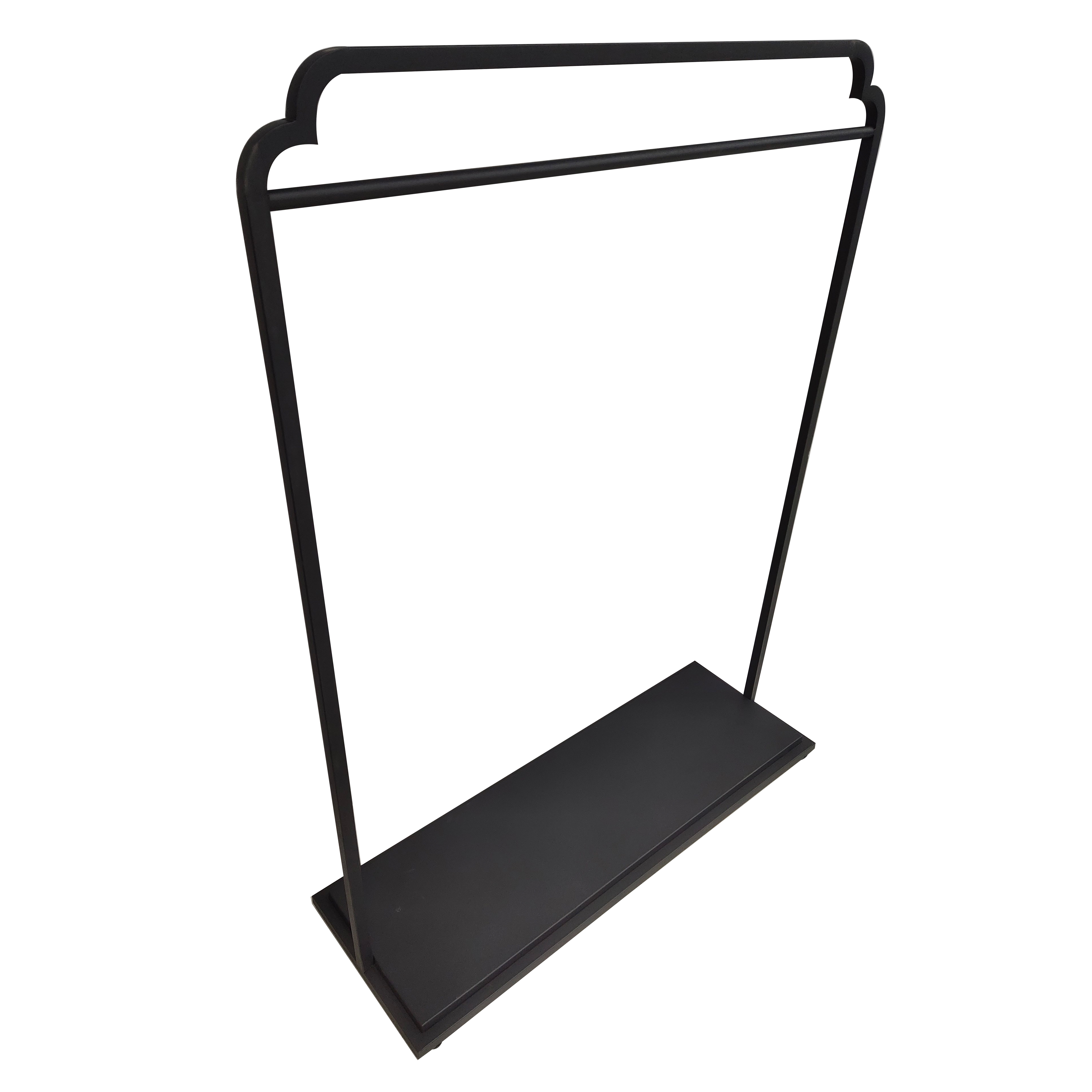 Modern Industrial Clothes Rack for hanging Clothes with Bottom Shelves