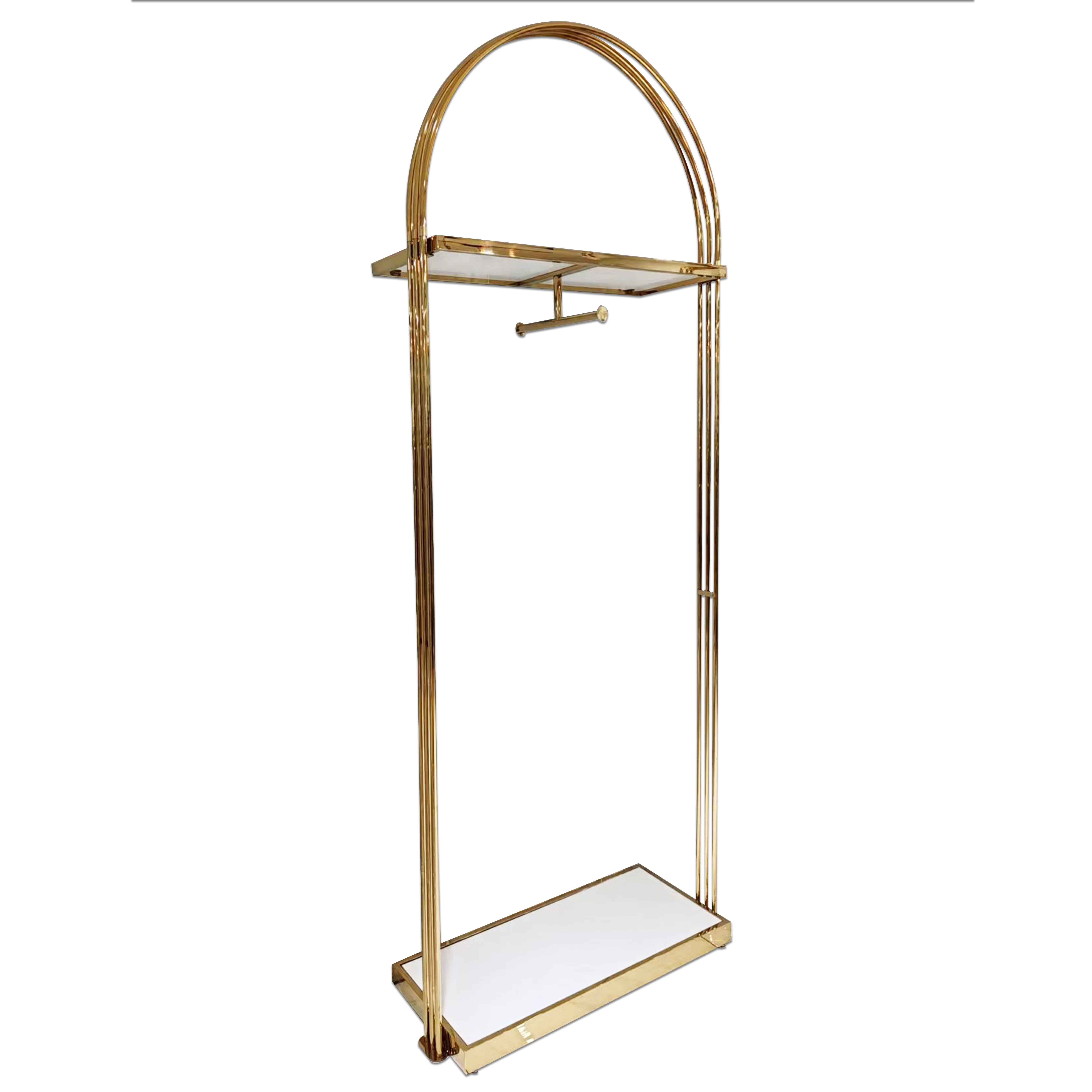 Heavy Duty Freestanding Garment Rack for Hanging Clothes for Entryway Boutiques