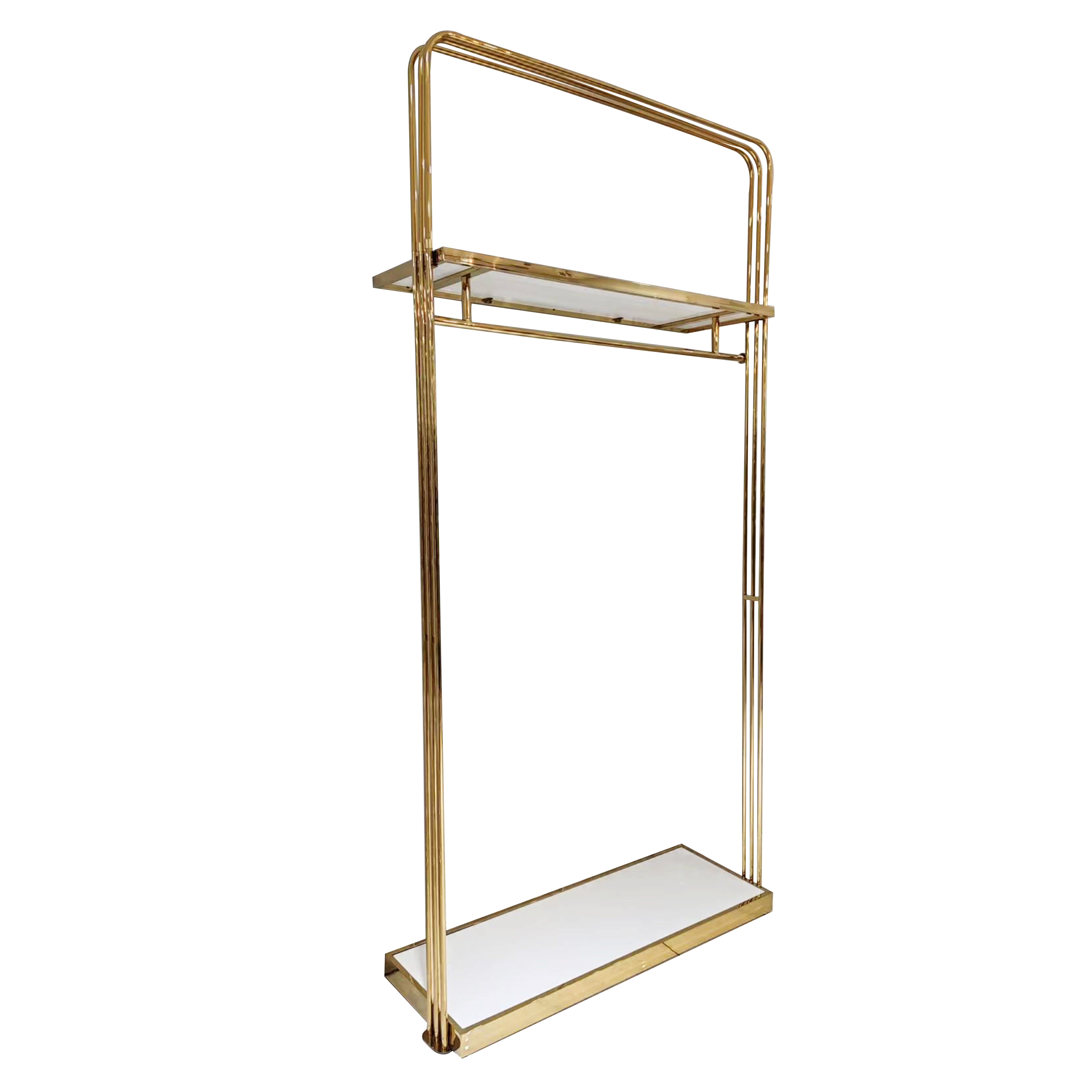 Metal Coat Rack Freestanding Garment Clothes Display Rack for Shops