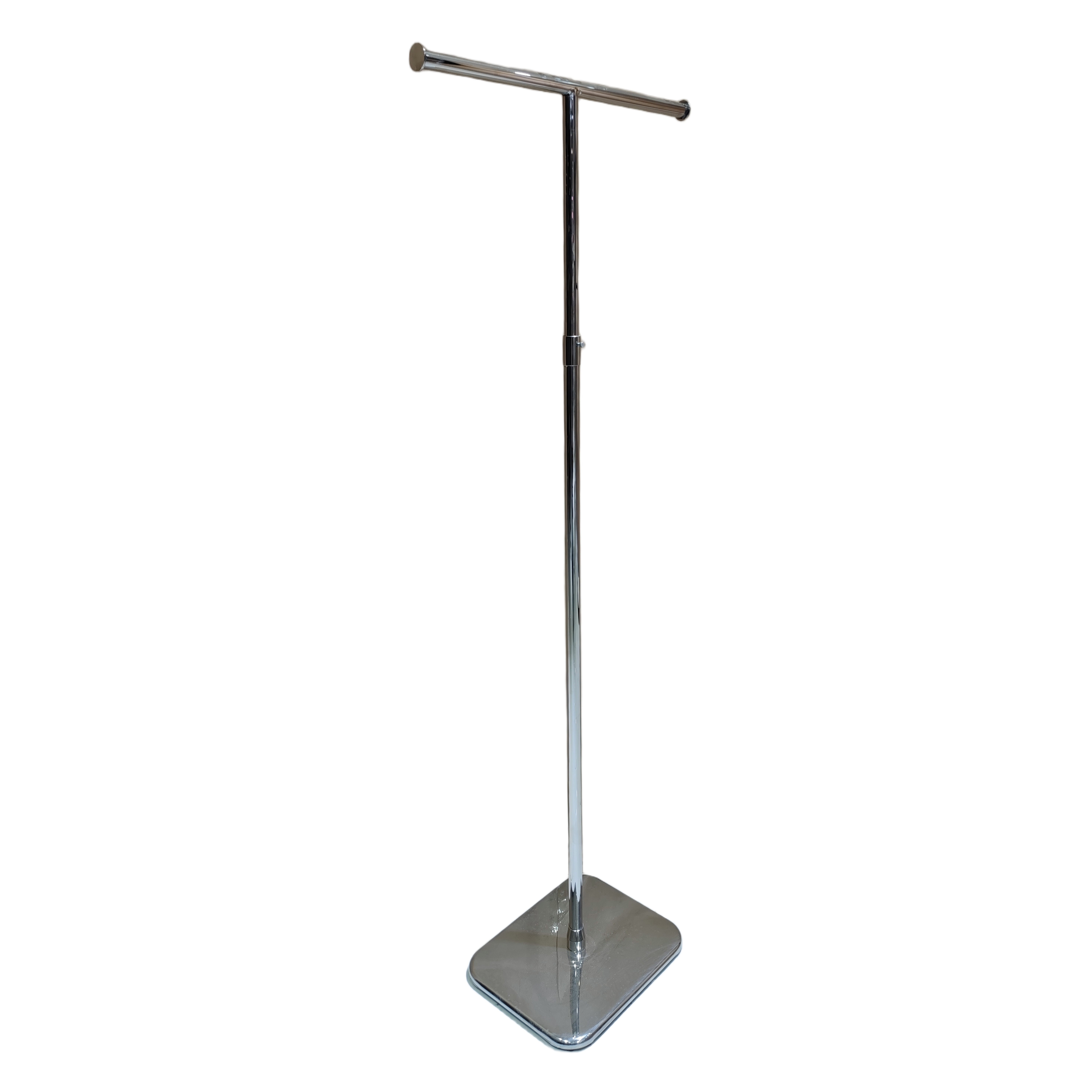 T Shape Coat Rack with Base Heavy Duty Clothes Rack Stand for Entryway