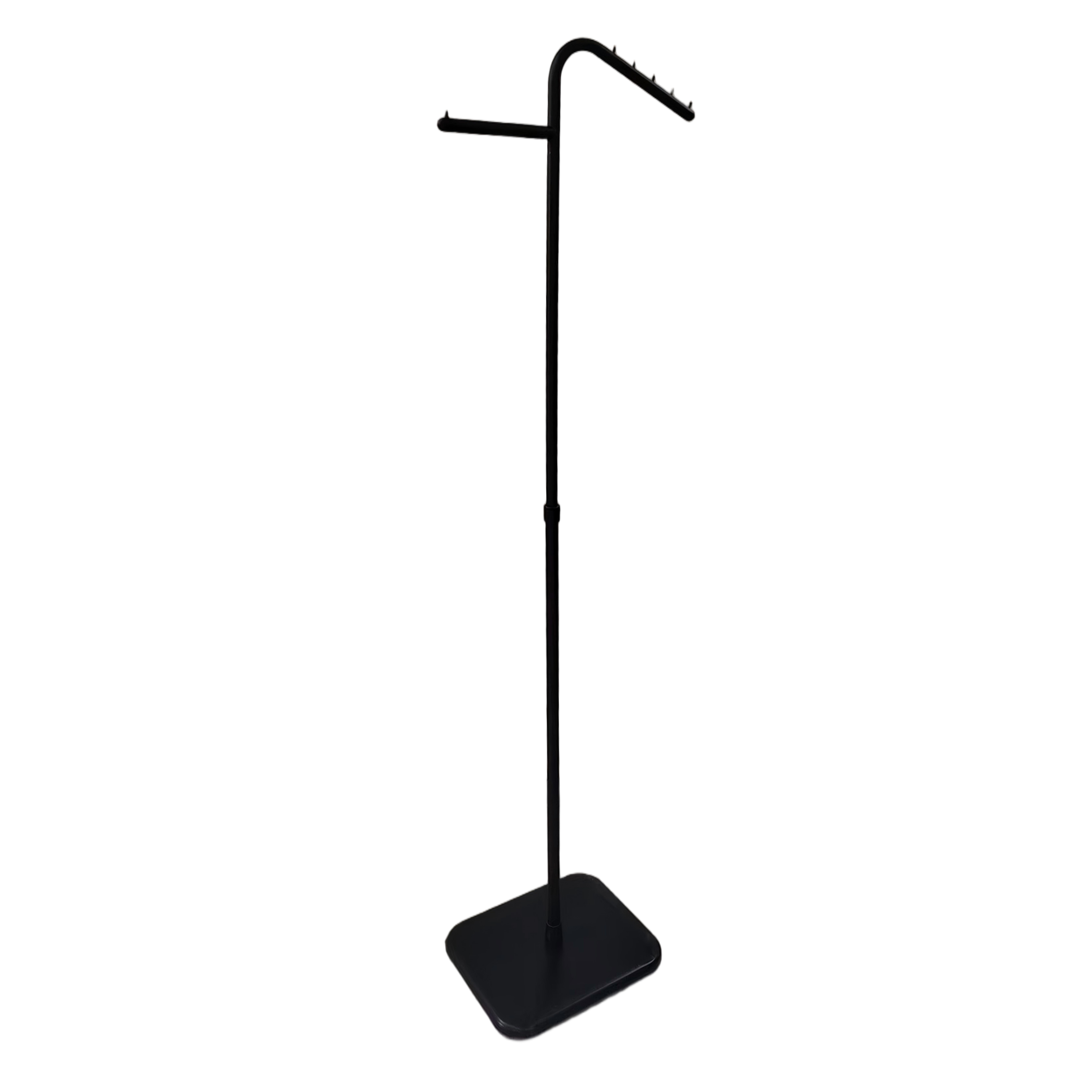 Black Metal Tree Modern Clothes Hanger Stand with Metal Base