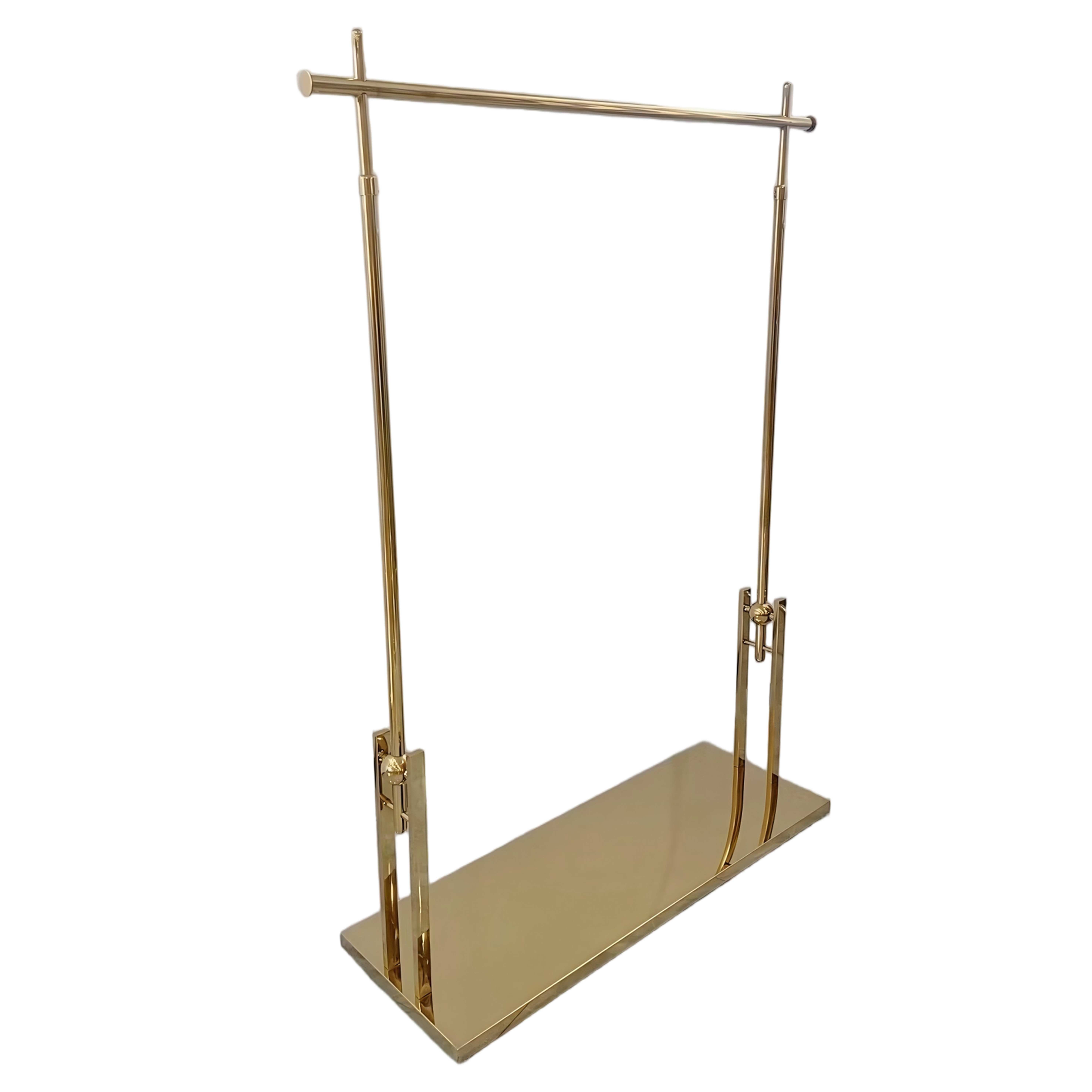 Metal Coat Freestanding Clothes Hanger Stand with Base
