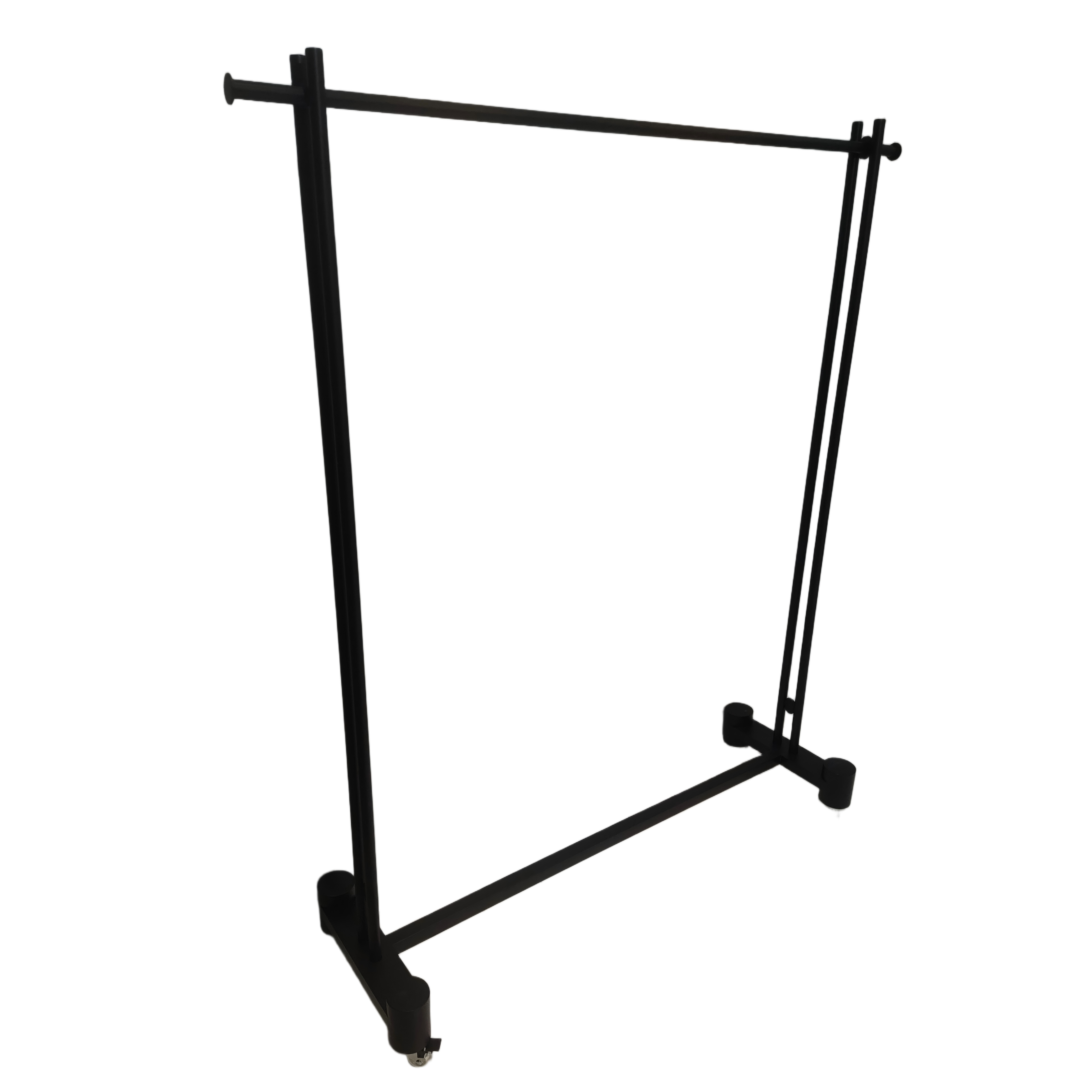 Heavy Duty Freestanding Clothing Garment Rack with Hanging Rod for Retail Shop