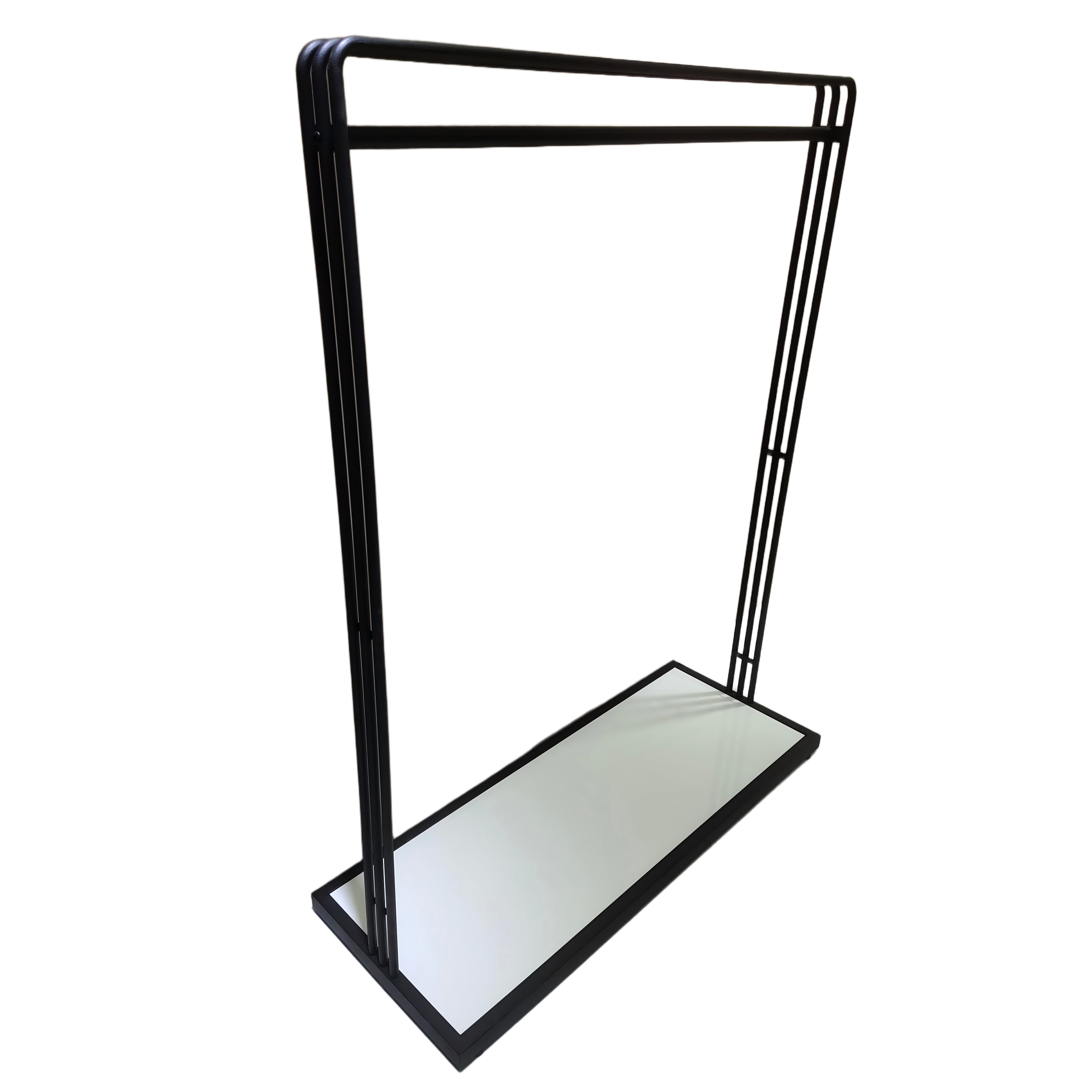 Heavy Duty Clothing Garment Rack with Hanging Rod for Retail Shop