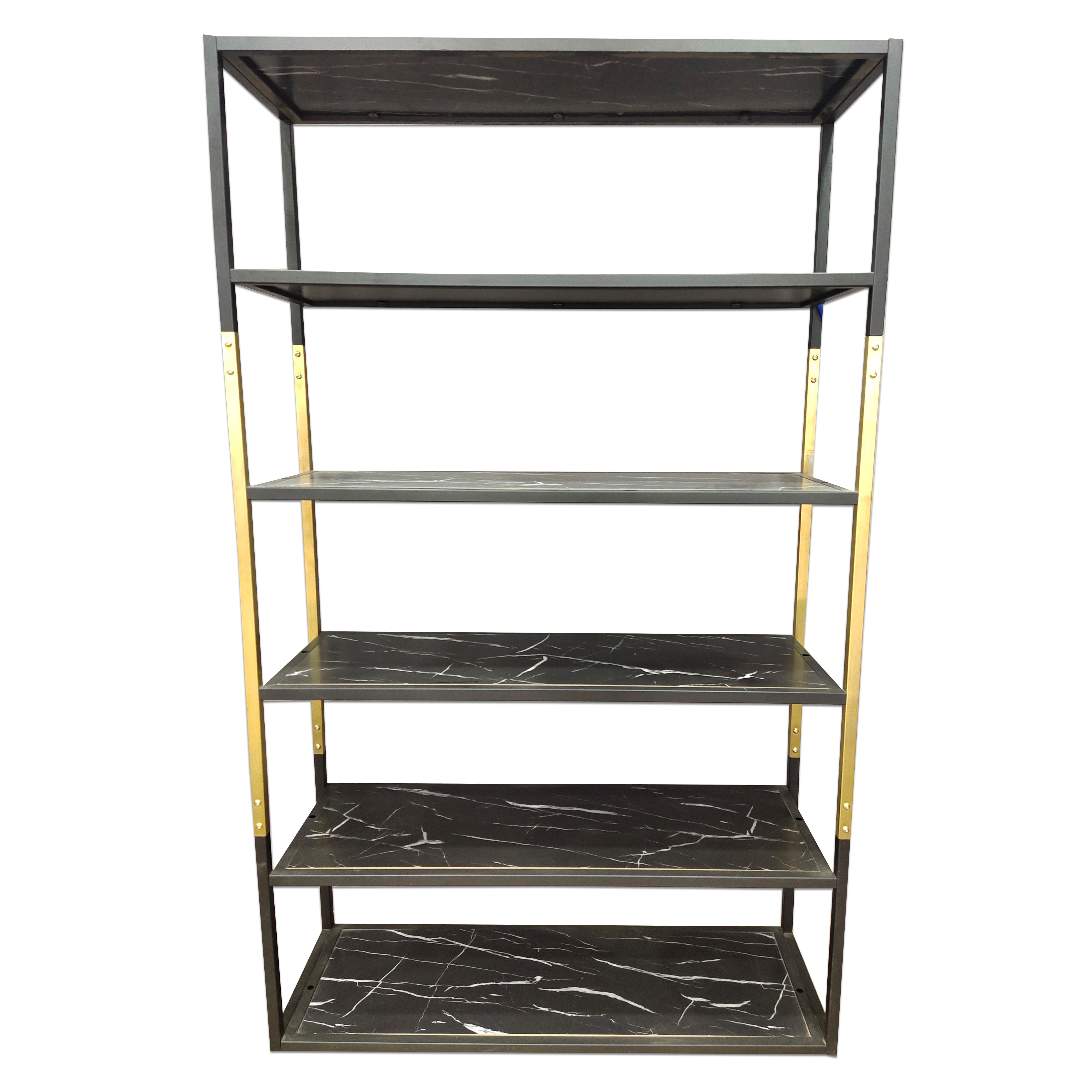 Freestanding Coat Rack Metal Clothes Rack with Marble Base