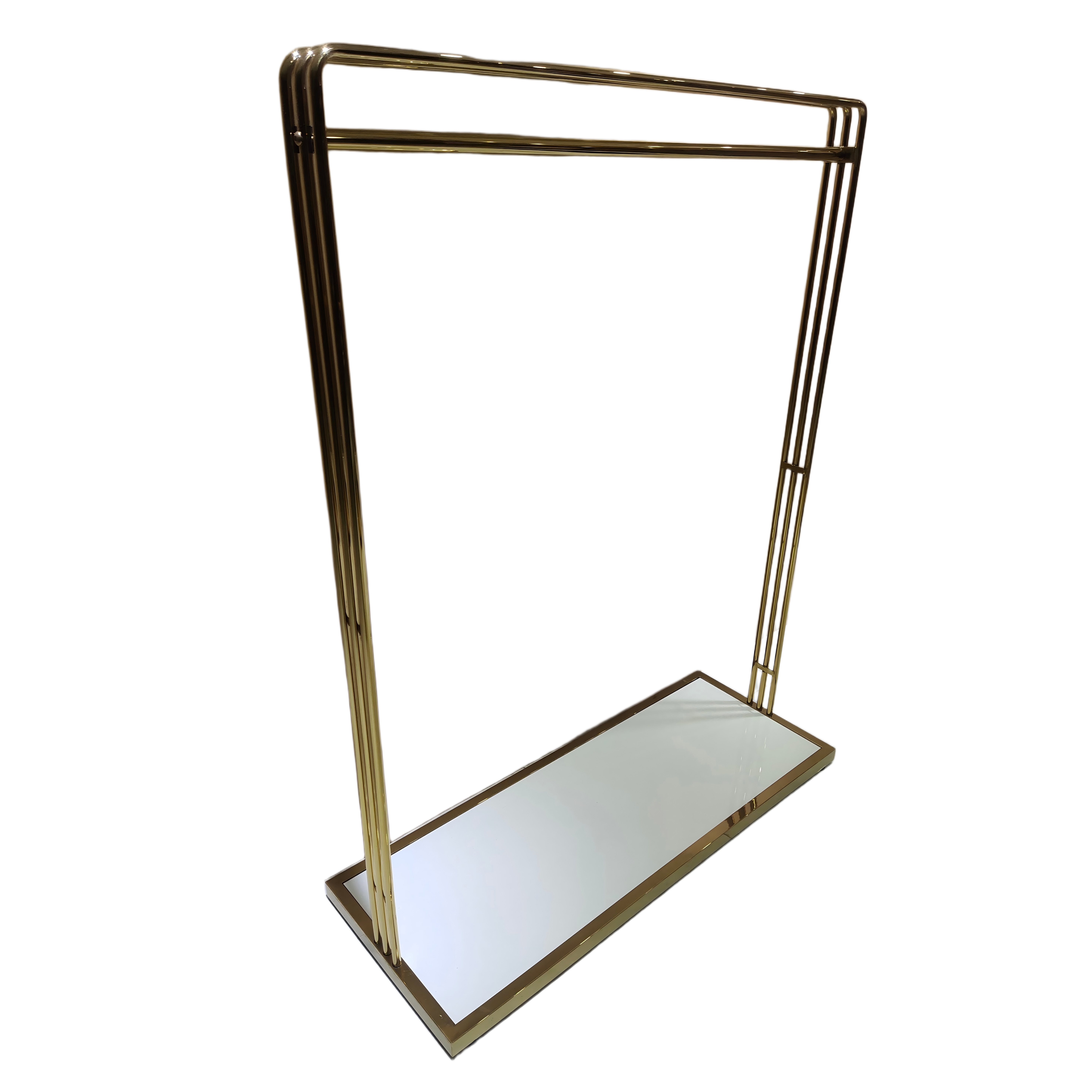 Metal Coat Rack Stable Coat Tree with Base for Bedroom Hallway Office