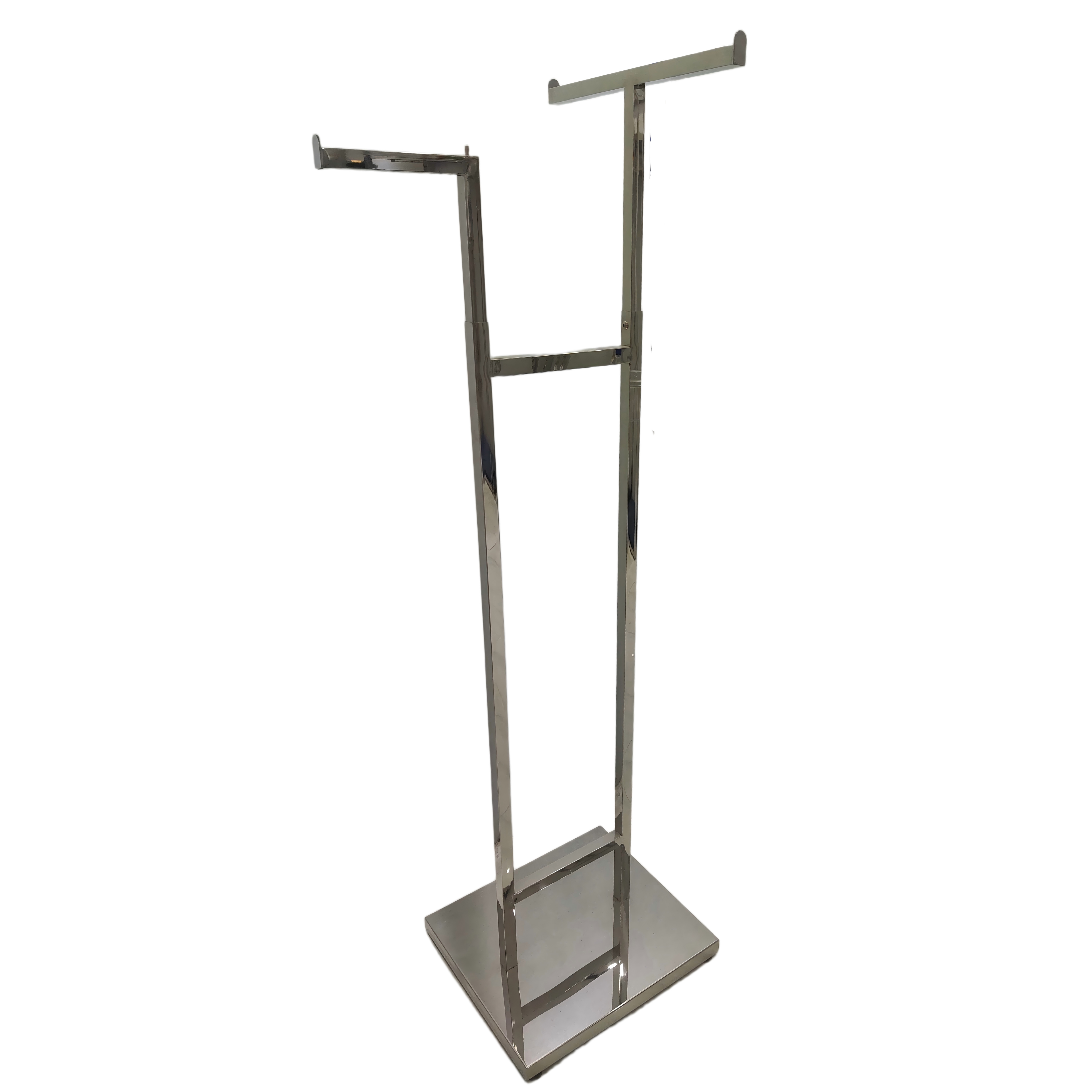 Metal Coat Rack Stable Coat Tree with Base for Bedroom Hallway Office