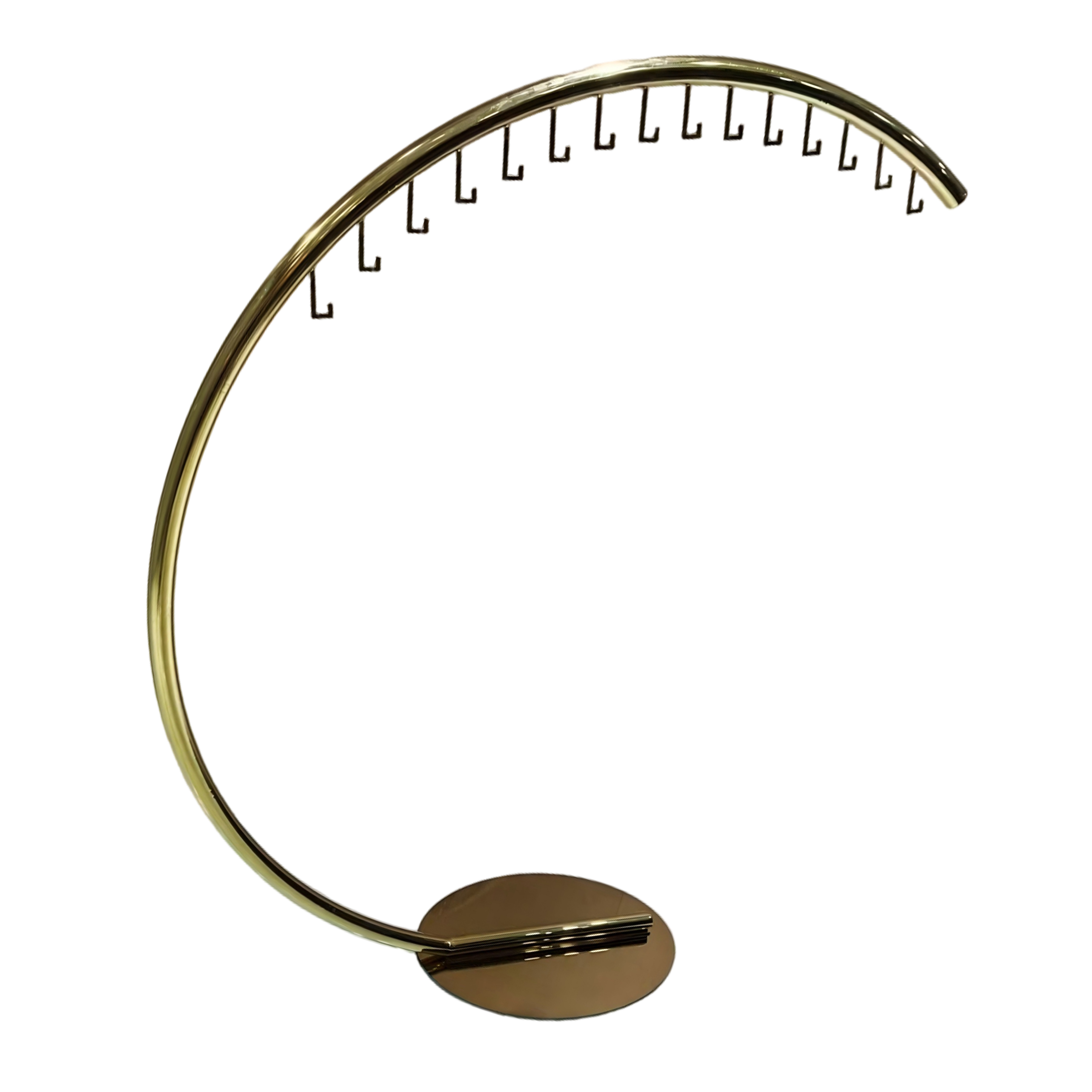 C Shape Luxury Garment Rack Freestanding Closet Garment Rack for Shop