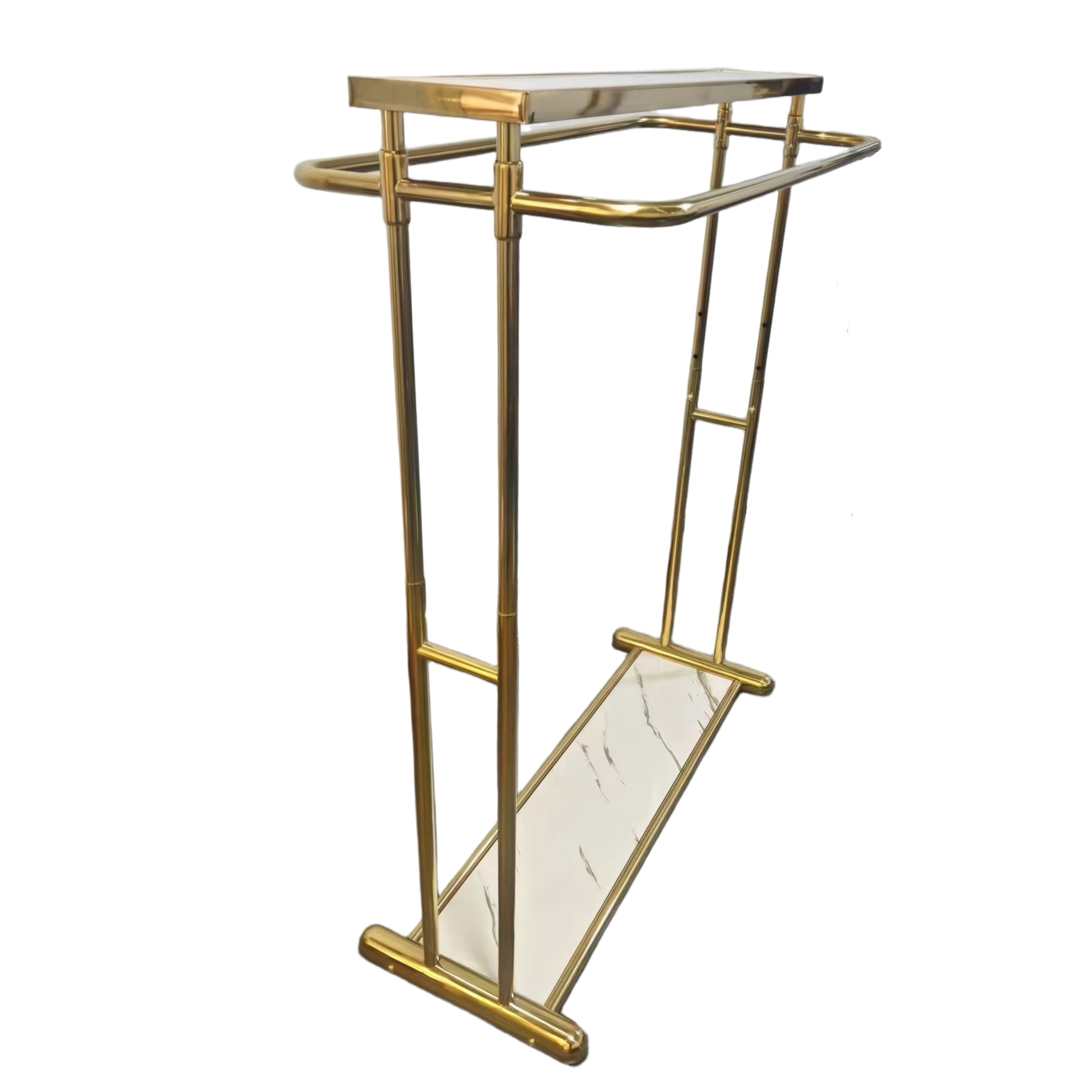 High Quality Metal Coat Freestanding Clothes Hanger Stand with Base