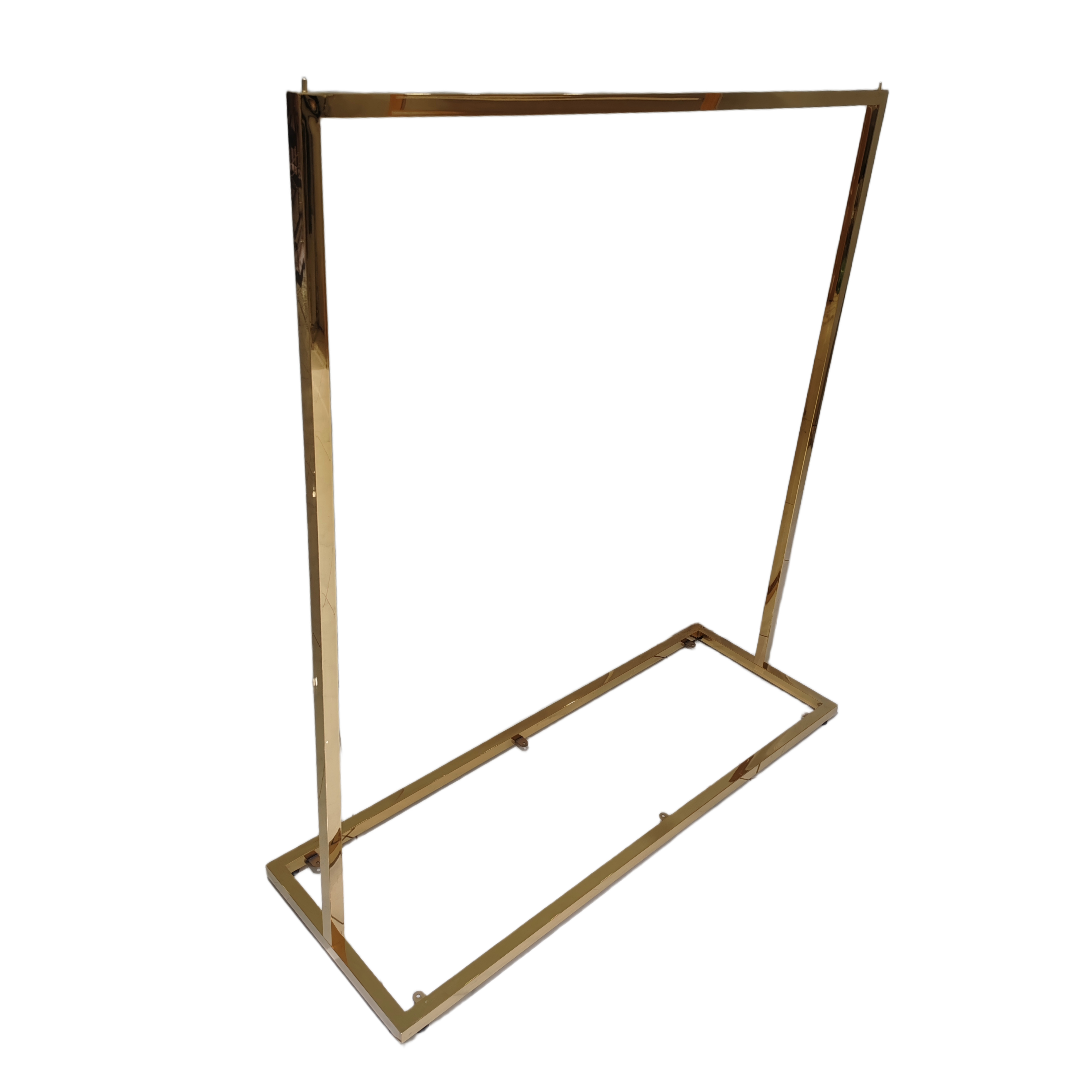 Simple Style China Factory Freestanding Garment Coat Rack with Metal Base