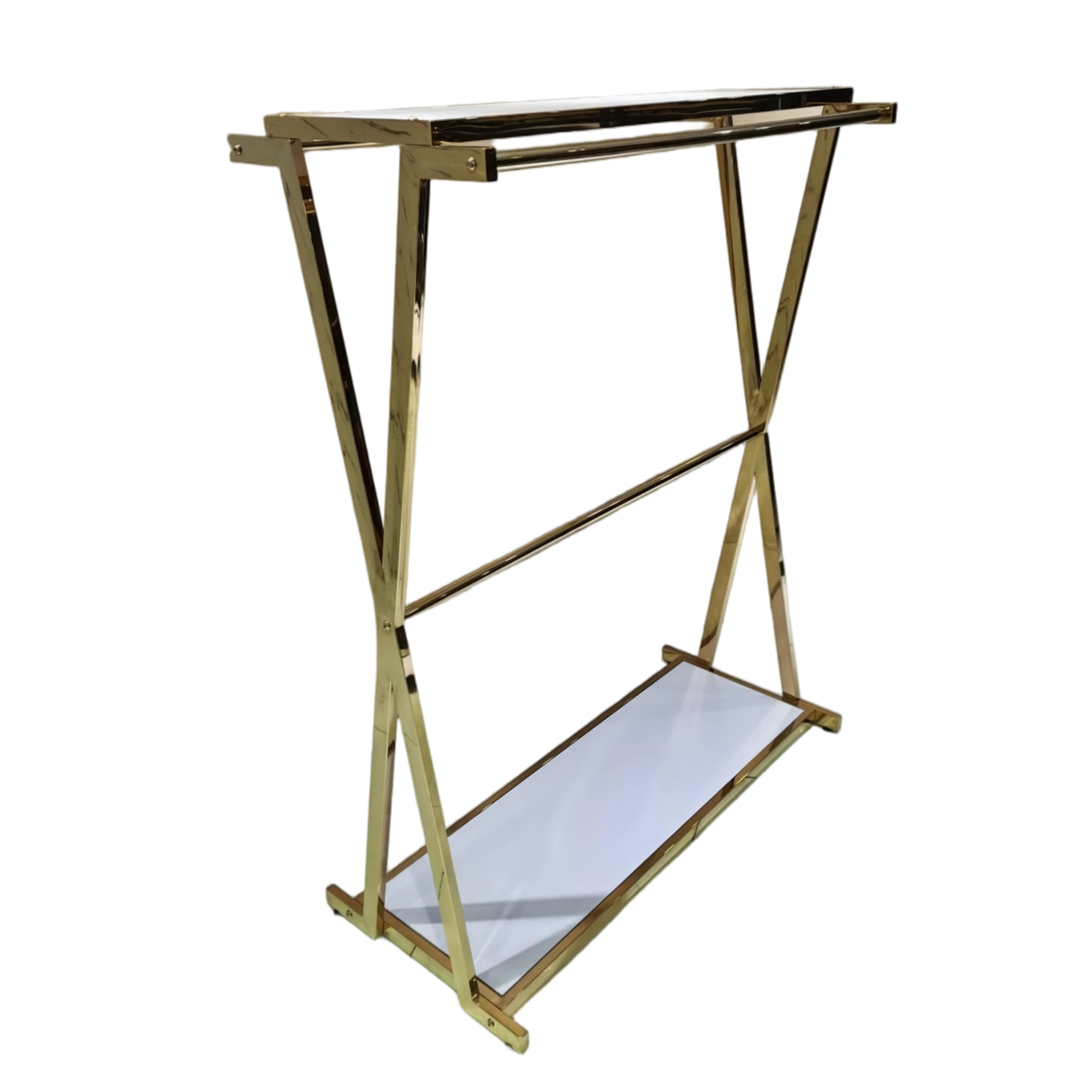 Standing Coat Rack with Marble Base Heavy Duty Clothes Hanger Rack for Shop