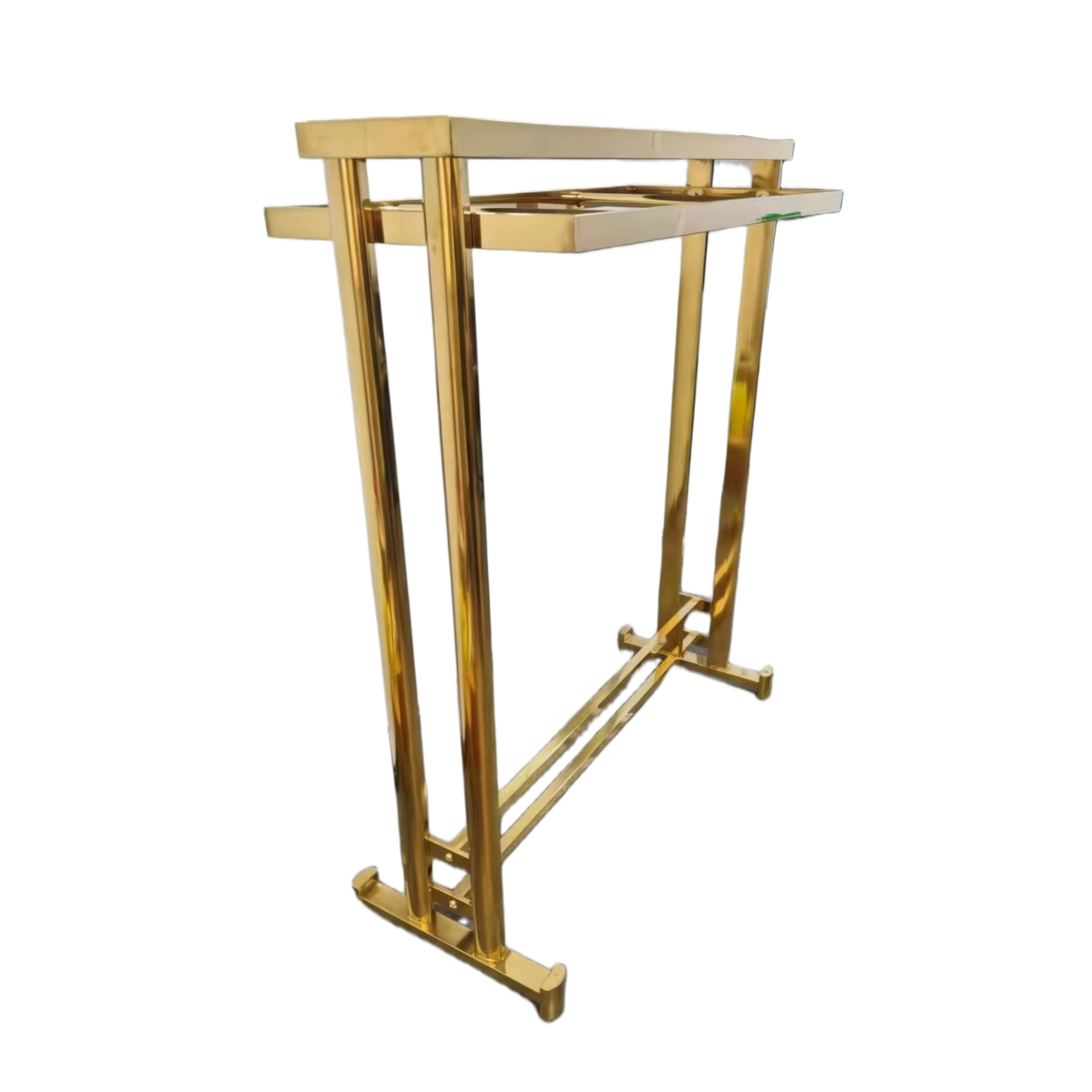 High Quality Freestanding Coat Rack Metal Clothes Rack with Bottom Shelf