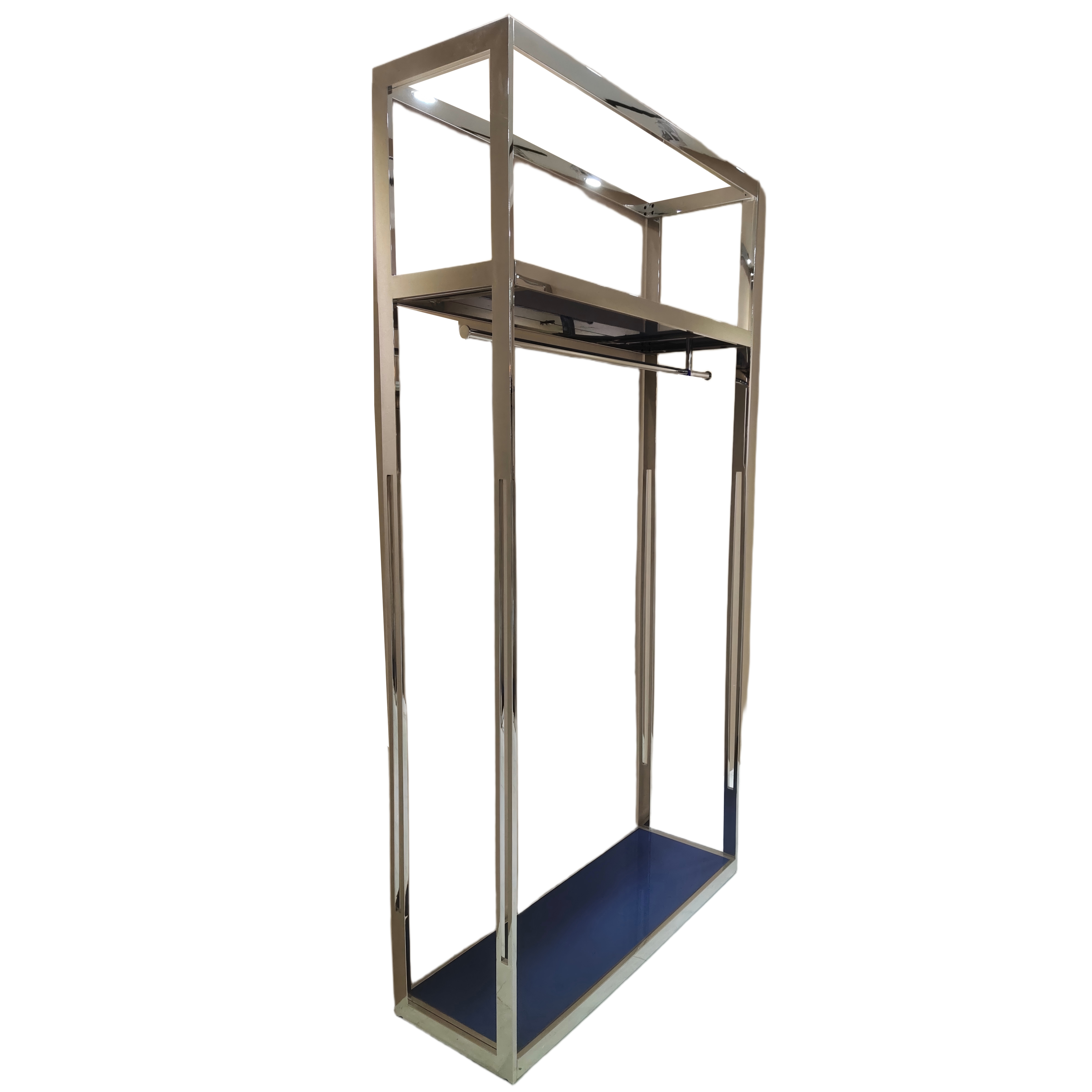 Metal Coat Rack Stable Coat Tree with Base for Bedroom Hallway Office