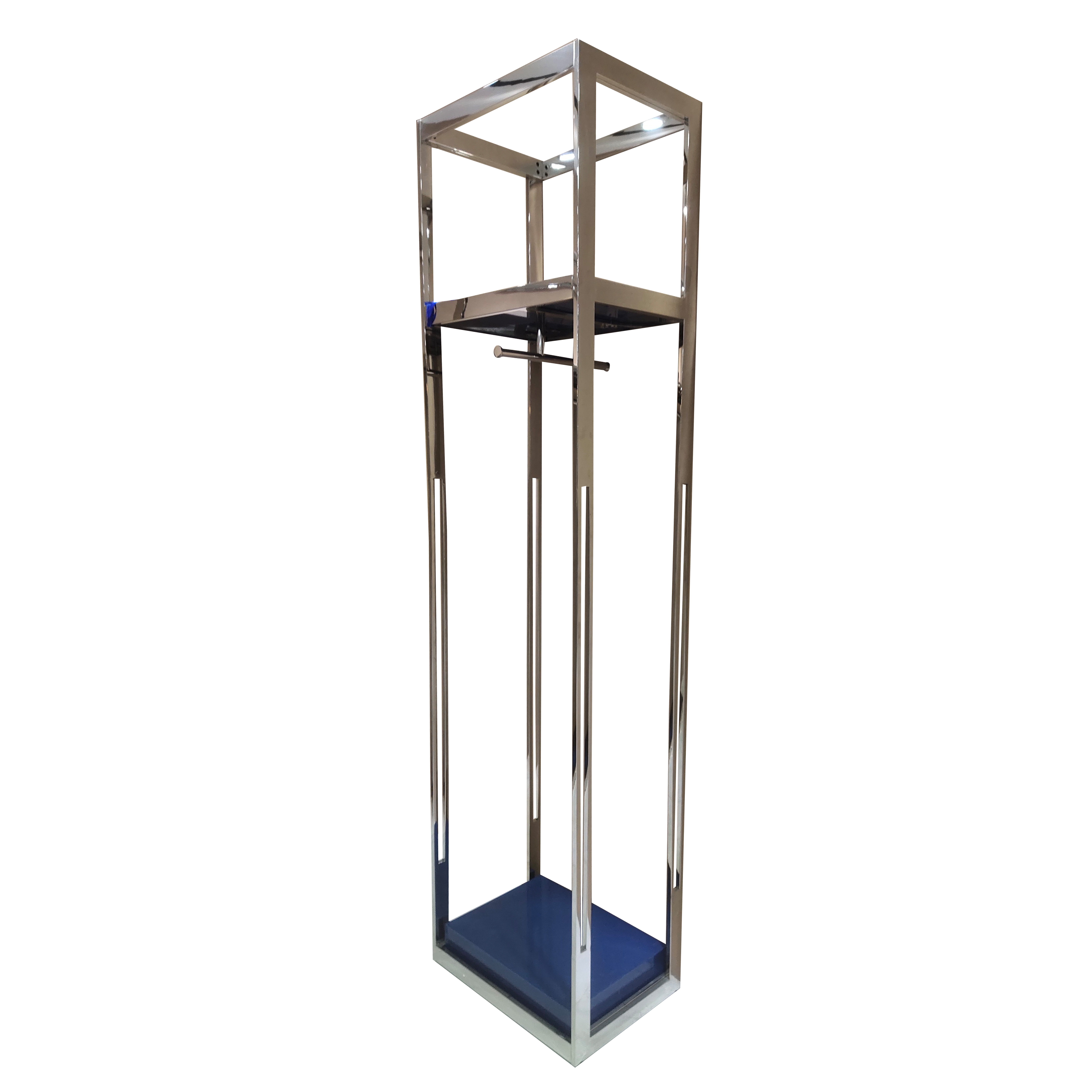 Garment Rack with Bottom Shelf Metal Clothing Rack for Hanging Clothes