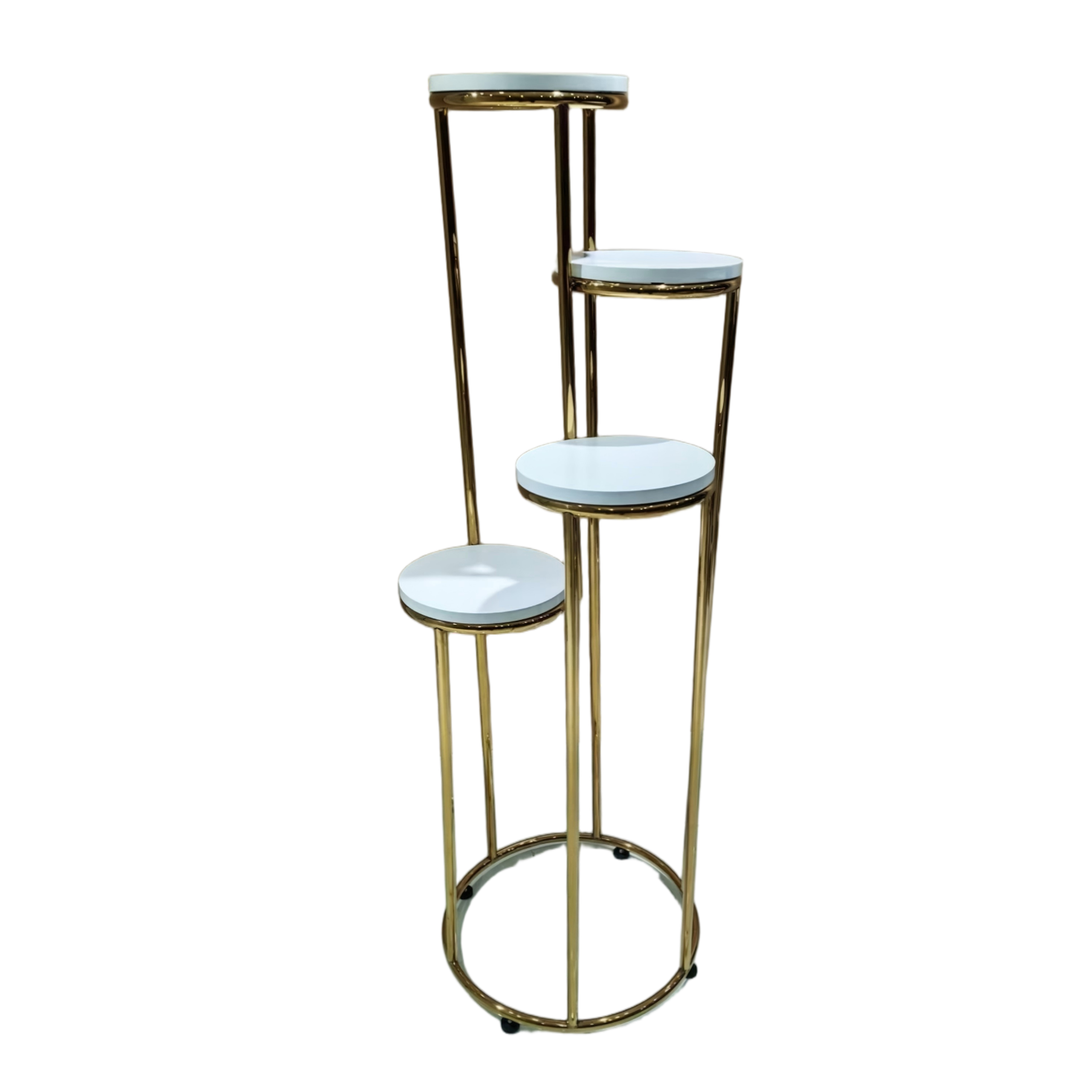 Metal Clothes Display Shelf 3 Layers Accessories Organizer Rack for Shop