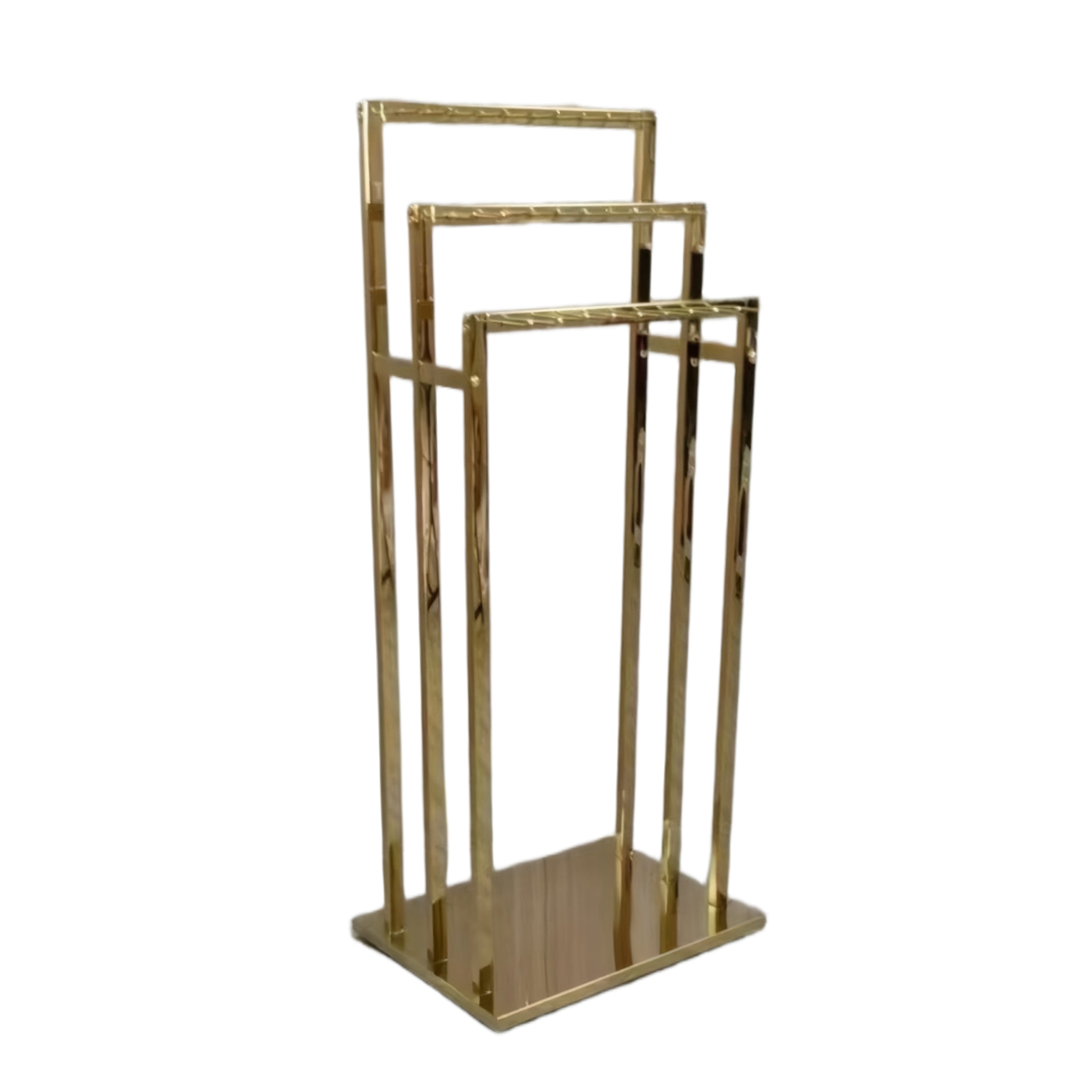 Stable Clothing Freestanding Rack Clothes Hanger Stand with Base