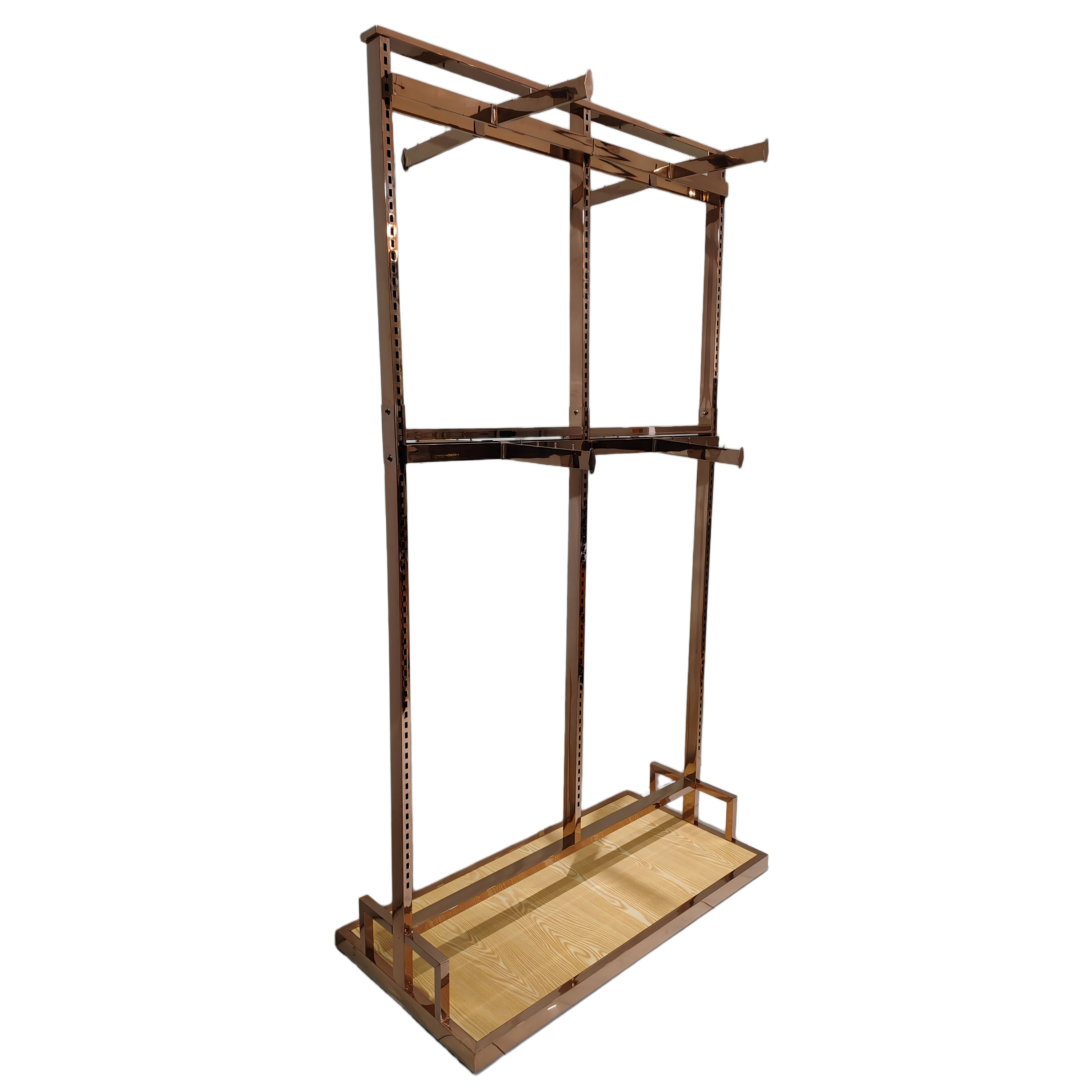 Heavy Duty Metal Clothing Rack Garment Rack with Base Clothes Rack Stand for Shop