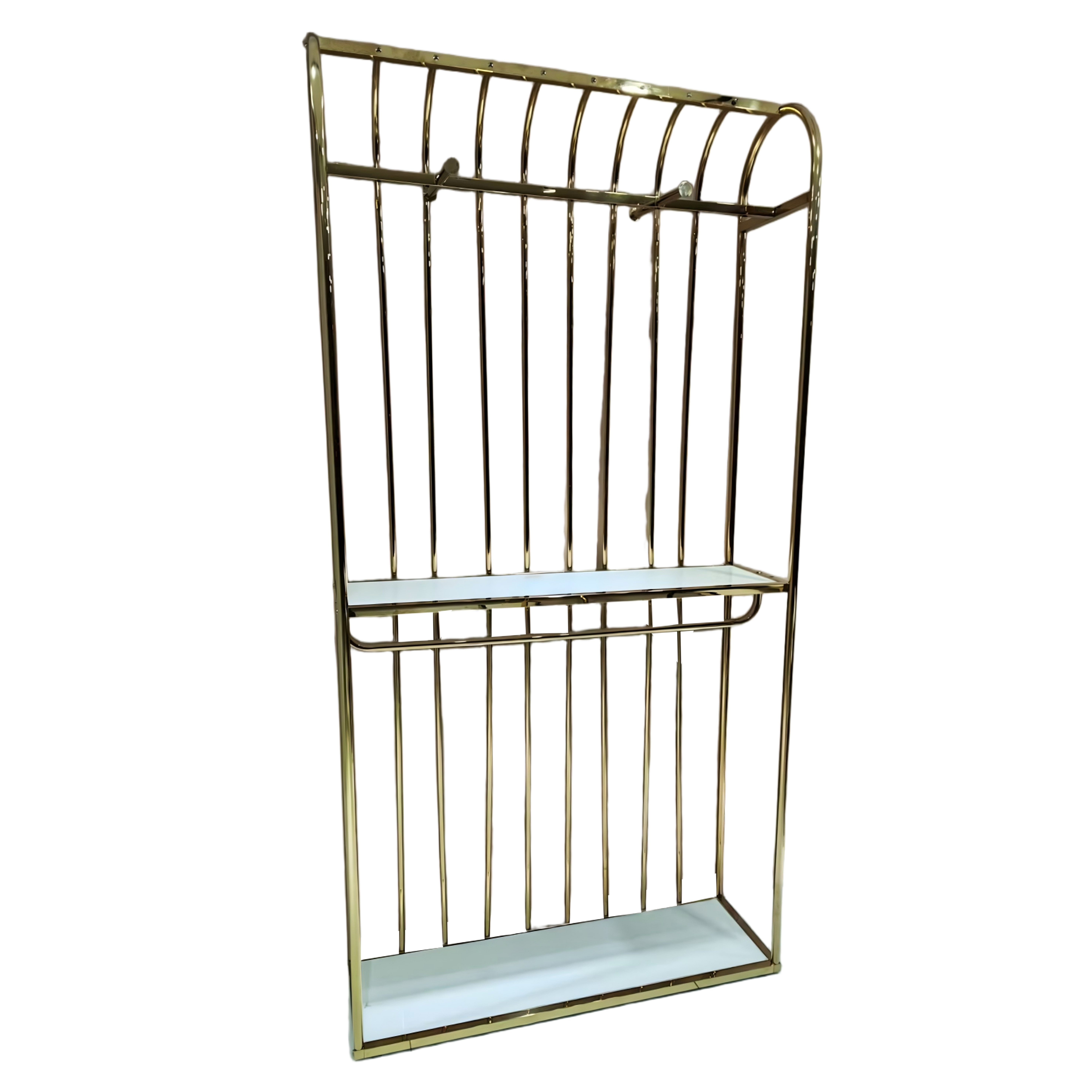 Luxury Clothing Rack with Base Garment Rack for Hanging Coats Skirts Handbags