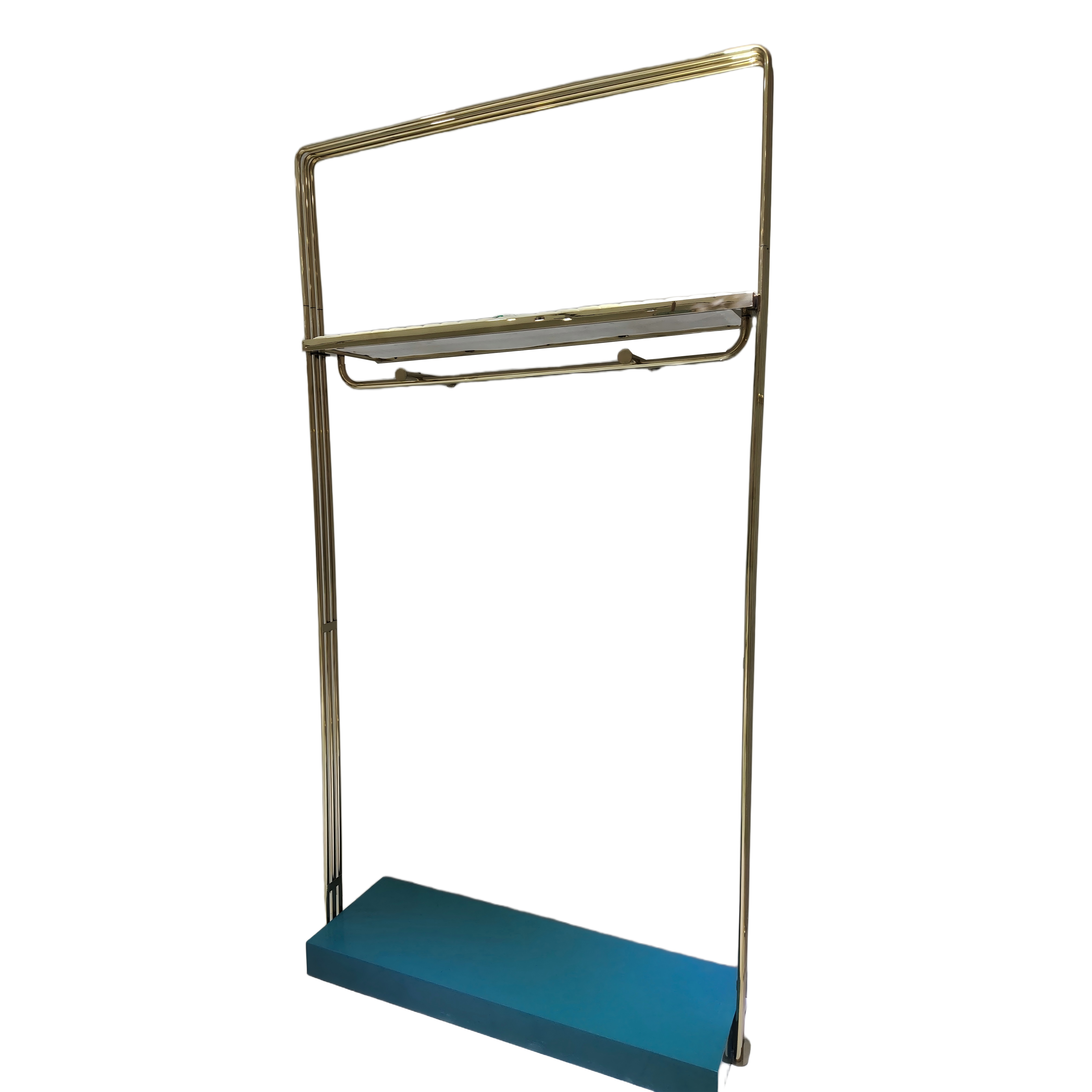 Standing Coat Rack with Metal Base Heavy Duty Clothes Hanger Rack for Shop